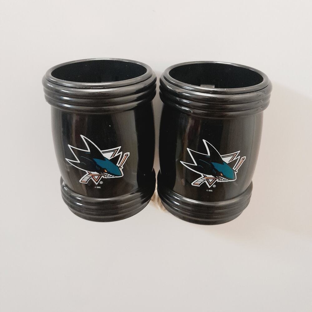 NHL San Jose Sharks (2) Magnetic Bottle Koozie Coozie  Tailgating New Boat